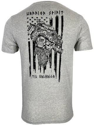 Howitzer Style Men's T-Shirt WARRIOR Military Grunt MFG