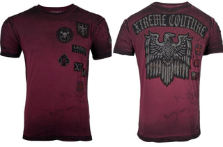 XTREME COUTURE by AFFLICTION Men's T-Shirt SMOKE & OIL Biker MMA