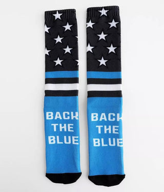 Howitzer Style Men's Socks Back The Blue Military Grunt