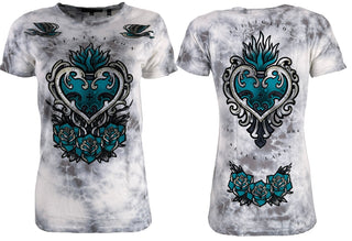 Affliction Women's T-Shirt Sacred Ember   ^