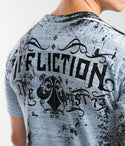 Affliction Men's T-shirt GRIM INTENT Skull Wings