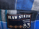 Raw State Affliction Men's Button Down Shirt Short Sleeve Outwear Multi Color