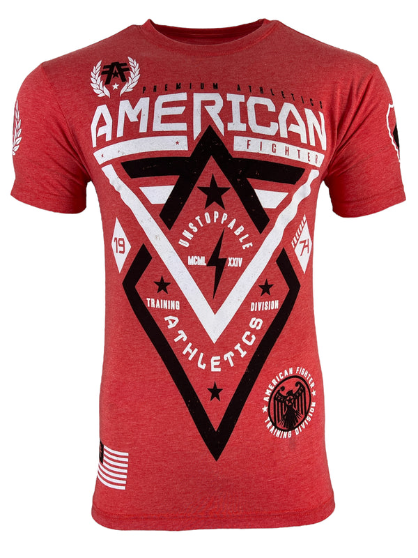American Fighter Men's T-shirt Alaska Red *