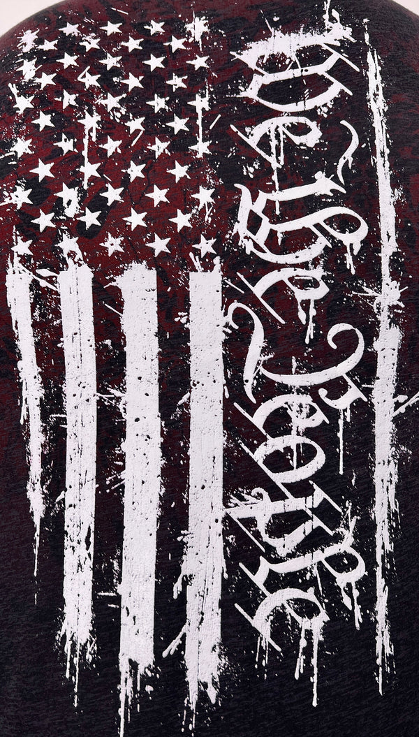 Howitzer Style Men's T-Shirt PEOPLE FLAG SPARY Military Grunt MFG