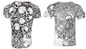 Xtreme Couture by Affliction Men's T-Shirt ACCUSER Skull Biker