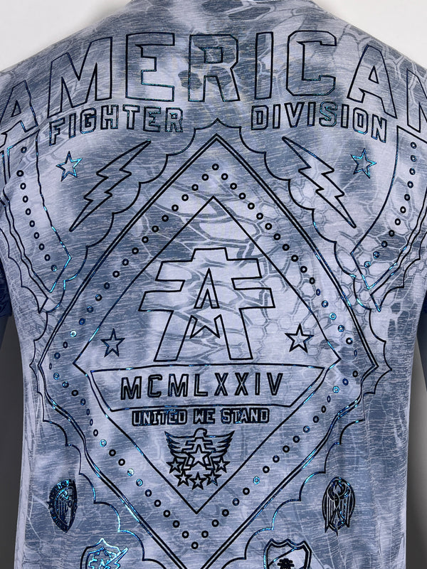 AMERICAN FIGHTER Men's T-shirt ALEXANDER Athletic White M-3XL *