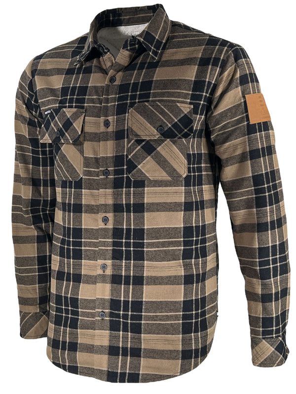 Howitzer Style Men's Button Down Flannel Rifle Military Grunt MFG