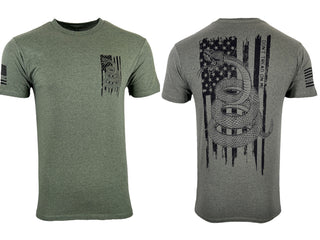 Howitzer Style Men's T-Shirt NEVER ON ME Military Grunt MFG