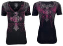 Rebel Saint by Affliction Women's T-shirt Scattered