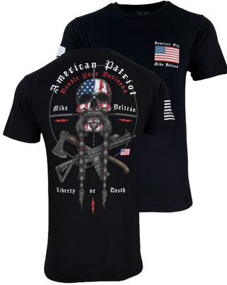 Howitzer Style Men's T-Shirt Beltran Patriot Military Grunt MFG