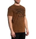 AFFLICTION BROOKLYN Men's T-shirt Copper/Black