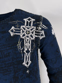 Archaic By Affliction Men's Thermal Shirt Spike Wings