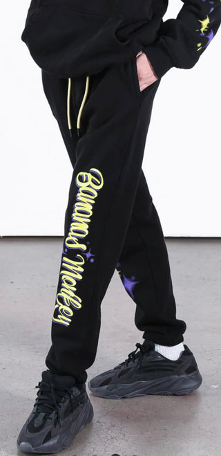 Bananas Monkey Sweatpant Hood Classic Pants Fleece Unisex