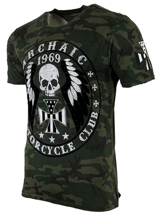 Archaic by Affliction Men's T-Shirt Motor Billy