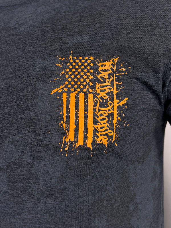 Howitzer Style Men's T-Shirt PEOPLE FLAG SPARY Military Grunt MFG