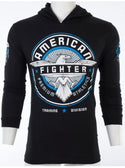 American Fighter Men's Long Sleeve Hoodie BROCKPORT shirt Black S-3XL