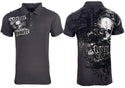 Xtreme Couture Men's Polo Shirt Last Rites Charcoal