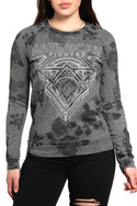 AMERICAN FIGHTER Women's T-Shirt L/S FOWLER Tee Biker