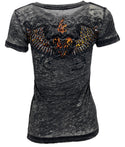 Affliction Women's T-Shirt Lita Creek  ^