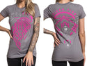 AMERICAN FIGHTER Women's T-Shirt S/S IRVINE Tee Biker