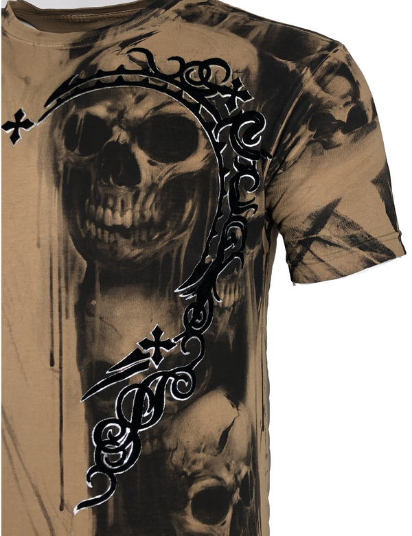 Affliction Men's Short Sleeve WALKING DEAD Crewneck T-Shirt