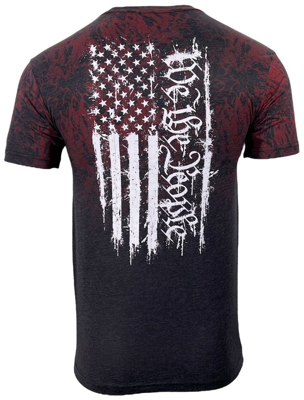 Howitzer Style Men's T-Shirt PEOPLE FLAG SPARY Military Grunt MFG