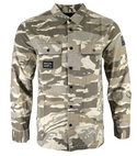 HOWITZER Men's Button Down Flannel Armory CAMO Print