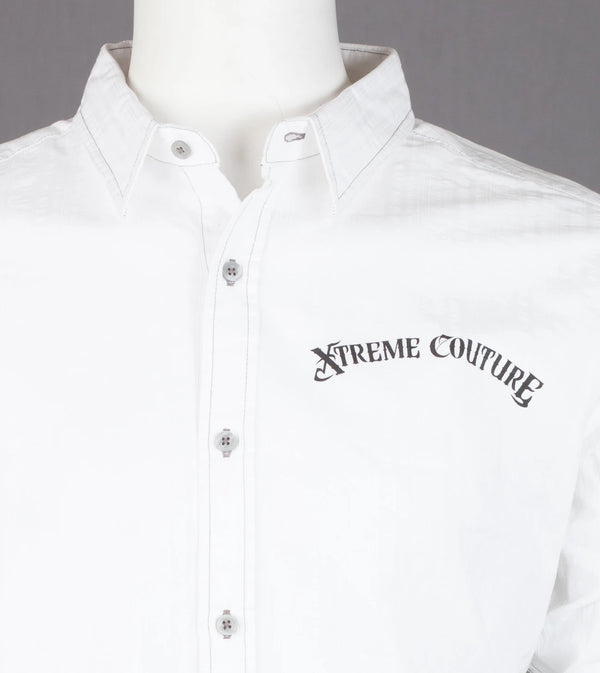 Xtreme Couture Men's Button Down Shirt Free To Live