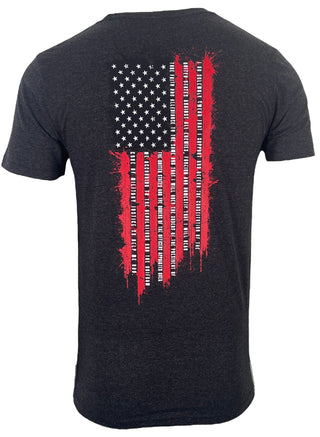 Howitzer Style Men's T-Shirt SUPPORT AN DEFEND Military Grunt MFG