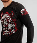 AFFLICTION Men's Long Sleeve Reversible Thermal Shirt AC NATIVE OUTLAW