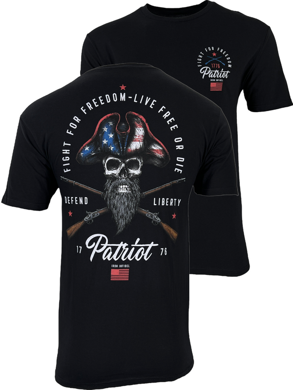 Howitzer Style Men's T-Shirt IRON FREEDOM Military Grunt MFG *