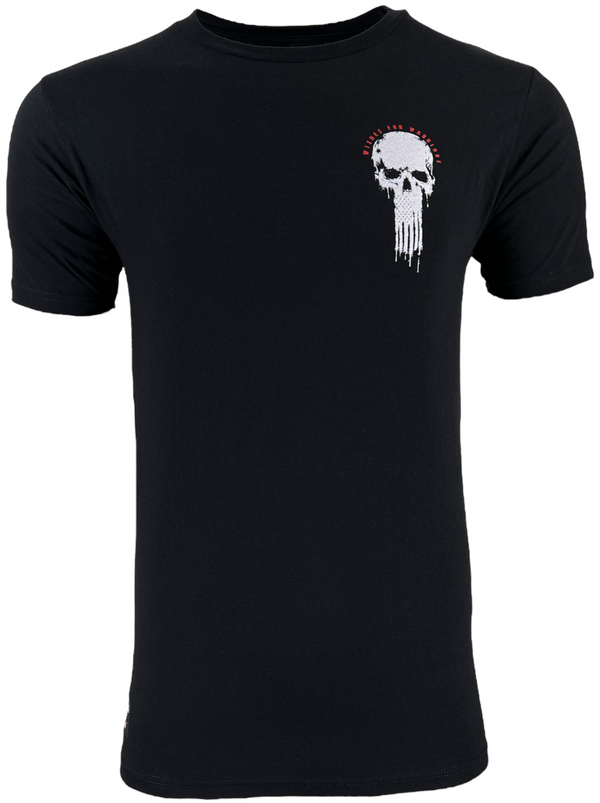 Howitzer Style Men's T-Shirt WISHES SKULL Military Grunt MFG
