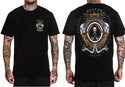 Sullen Men's T-shirt WATKINS CREST Jet Black Tee Tattoo Skull Premium Quality Artwork