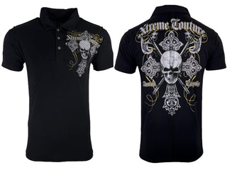 Xtreme Couture Men's Polo Shirt Heritage Black