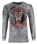 AFFLICTION Men's T-shirt SPEED RUN Reversible Shirt Skull Biker S-2XL NWT