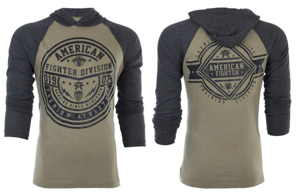 American fighter Men's Long sleeve Shirt Hoodie ASBURY