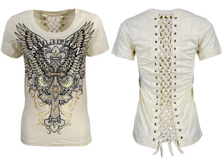 Affliction Women's T-Shirt Opus  ^