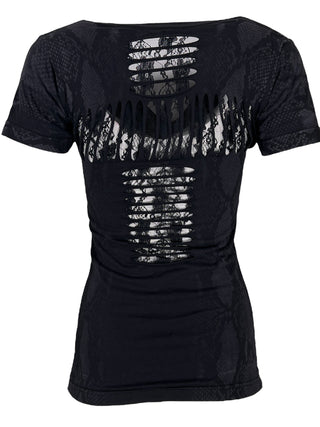 Rebel Saint by Affliction Women's T-shirt Queen Lord