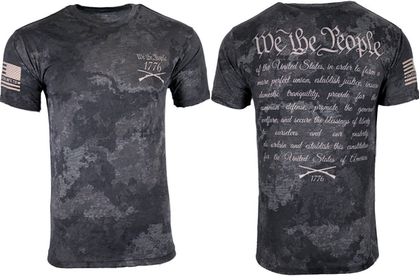 HOWITZER Style Men's T-Shirt WE WILL DEFEND Military Grunt