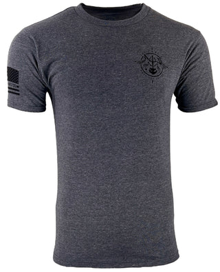 Howitzer Style Men's T-Shirt CHRIS KYLE CIRCLE SHIELD Military Grunt MFG