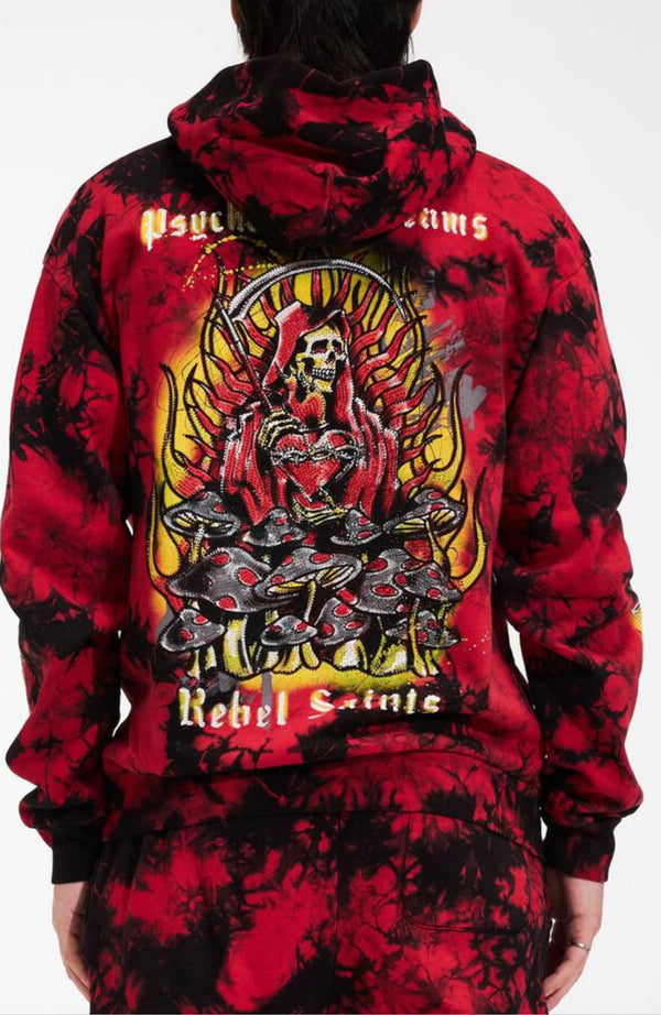 Rebel Saint by Affliction Men's Hoodie Reaper Heavyweight Premium Quality Hood