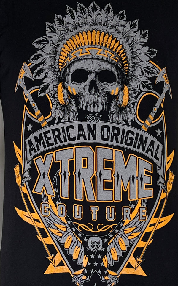 Xtreme Couture By Affliction Men's T-Shirt TRIBAL CYCLE Biker