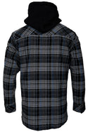 Howitzer Style Men's Button Down Hoodie Flannel Sniper Military Grunt MFG
