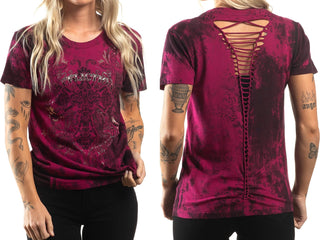 Affliction Women's T-Shirt Diamondhead ^