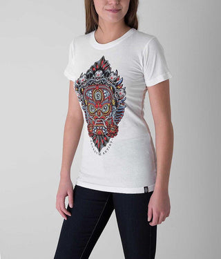 SECRET ARTIST by AFFLICTION Women's T-Shirt S/S WEET DHARMAPALA Tee