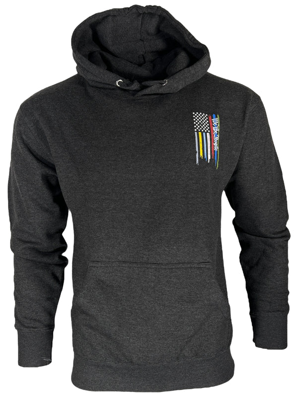 Howitzer Style Men's Hoodie We Honor Pullover Heavyweight Military Grunt MFG *