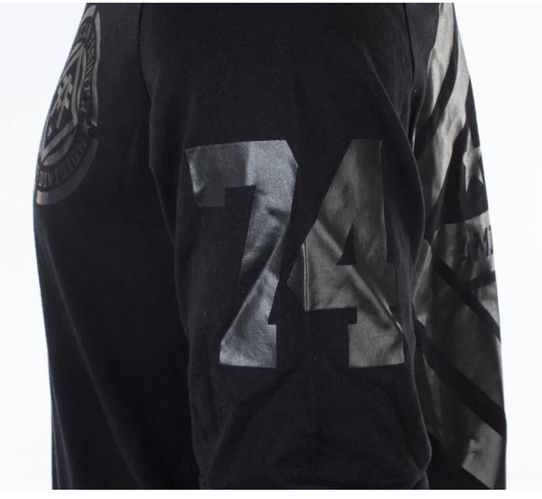 American Fighter Men's Long Sleeve Shirt AVERETT Black