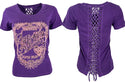 Affliction Women's T-Shirt Ac Betrothed   ^