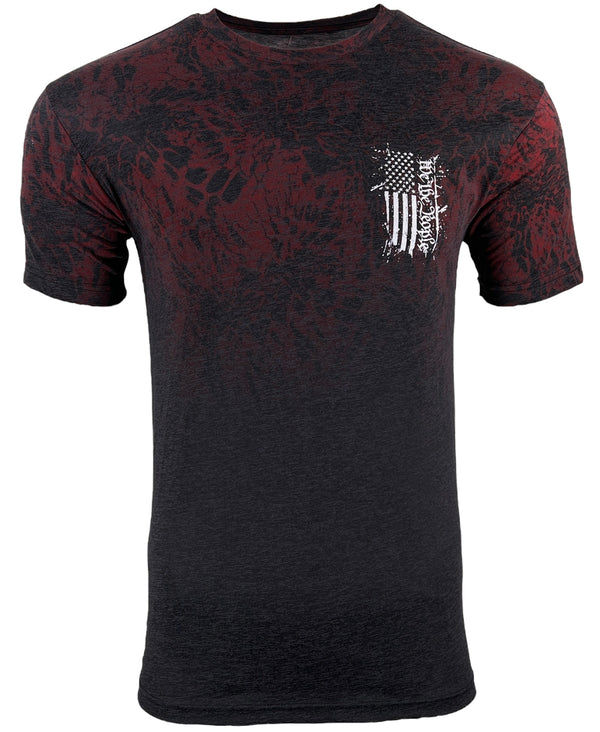 Howitzer Style Men's T-Shirt PEOPLE FLAG SPARY Military Grunt MFG