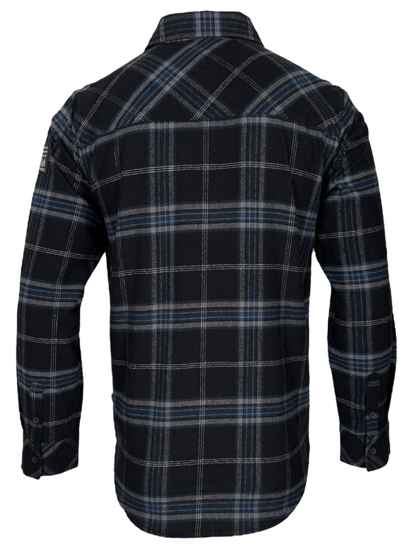 Howitzer Style Men's Button Down Flannel Armaments Military Grunt MFG